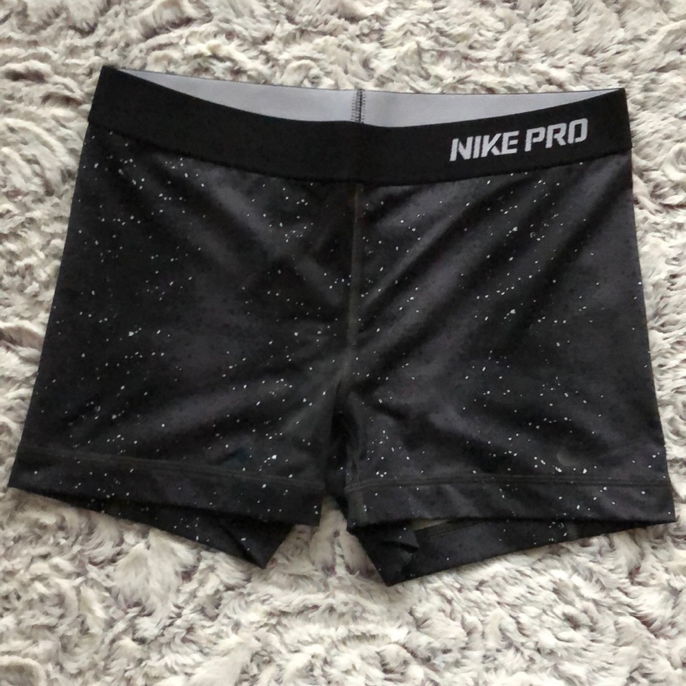 RARE Nike Pro Spandex Black Galaxy